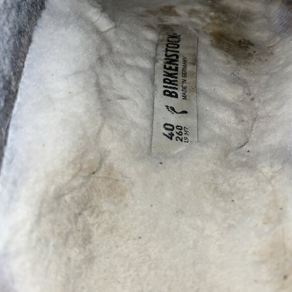 Birkenstock Zermatt Wool Felt Slippers Size 9 Narrow‎ womens 7 Men US/40EU Comfy - Picture 3 of 8